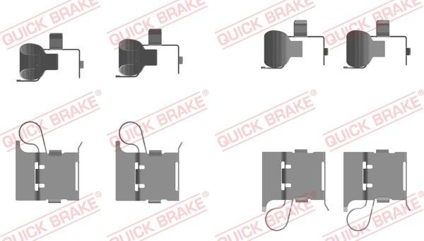 QUICK BRAKE Комплектующие, колодки дискового тормоза 109-0097